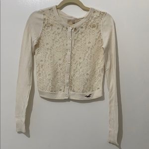 See-through cardigan